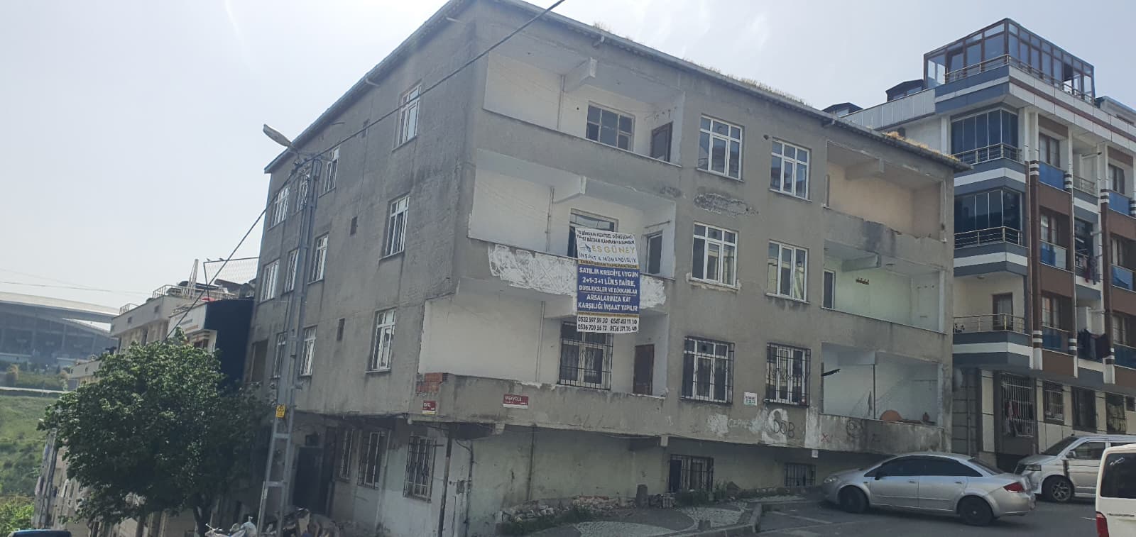 Kentsel dönüşüm için değerlendirilen mevcut bina